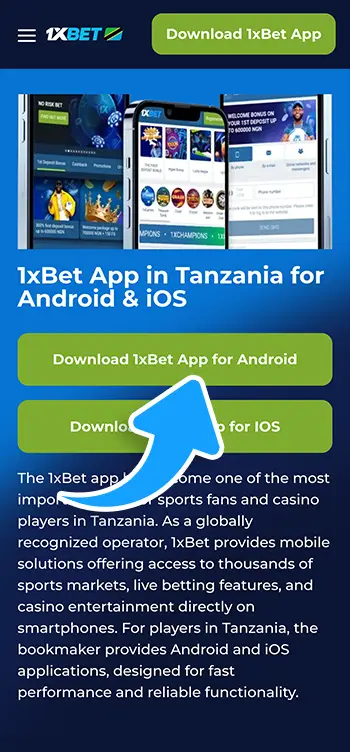 Step 1 - Download the 1xBet APK for Android